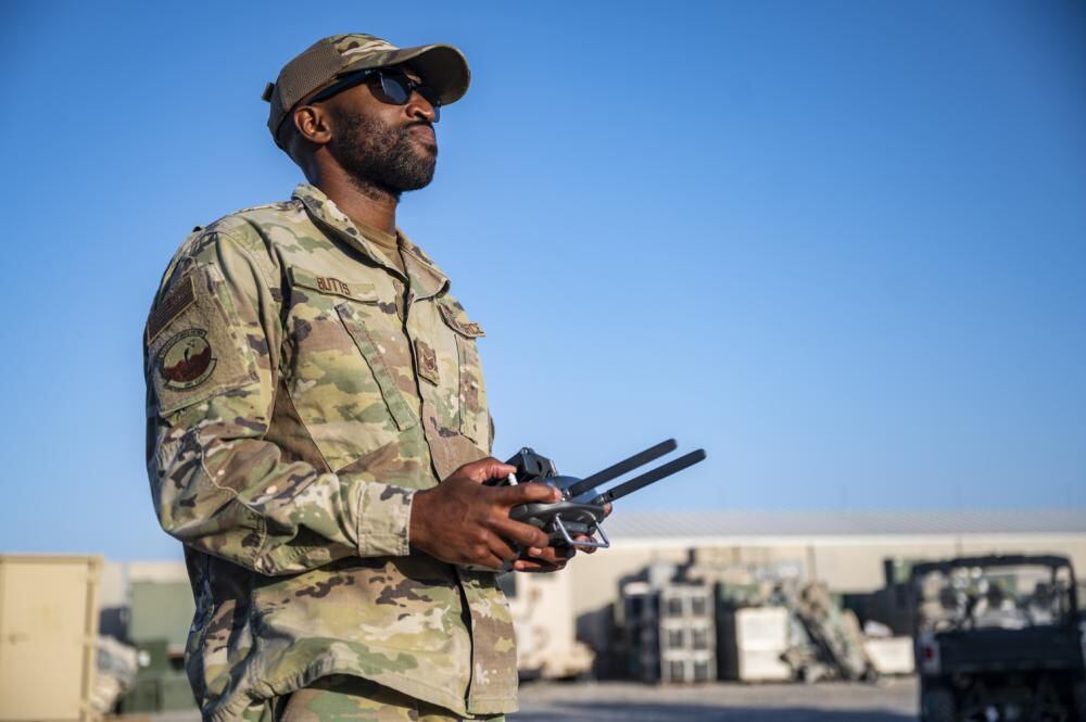 Security forces airmen step up anti-drone training after recent