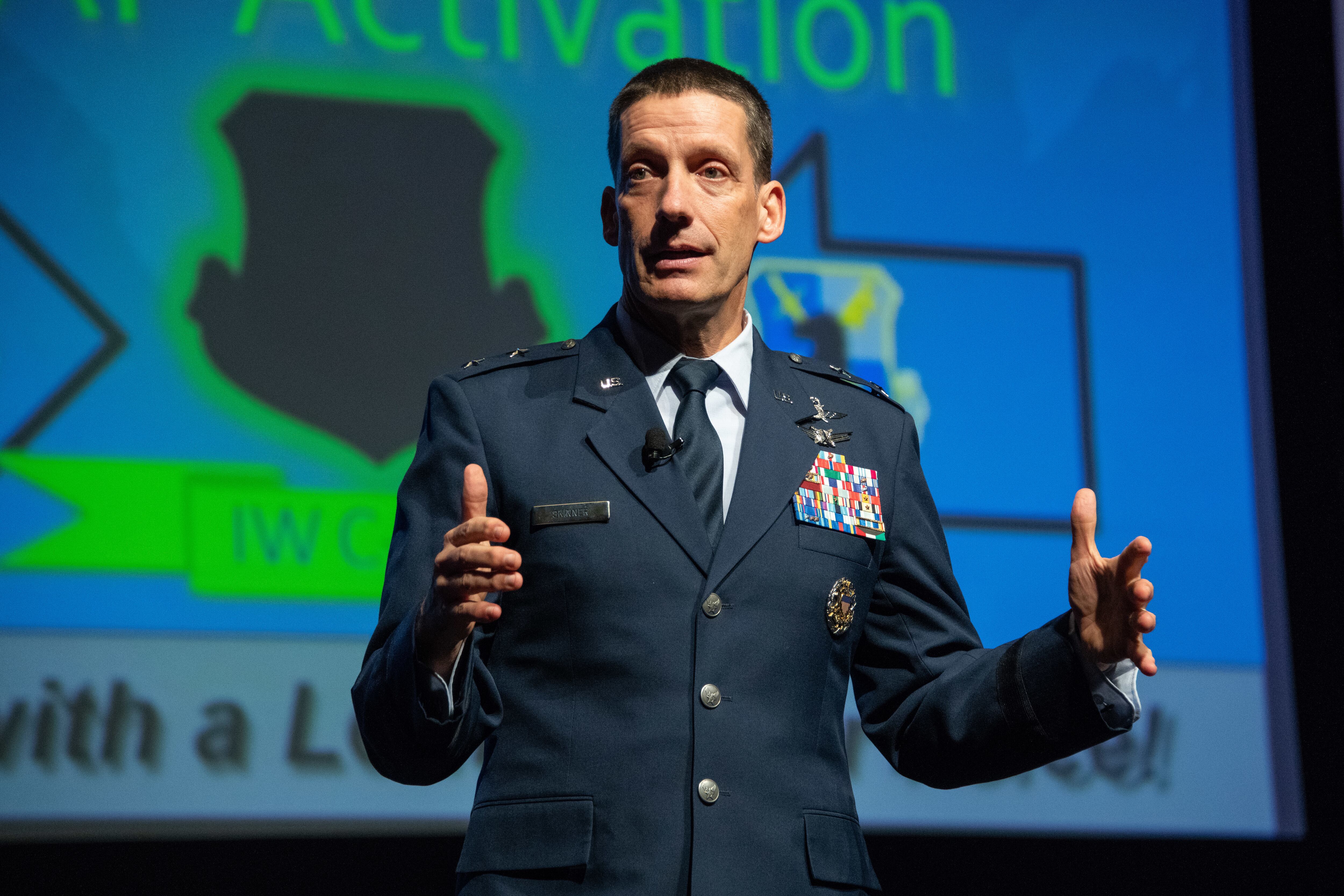 Lt. Gen. Robert Skinner, now the director of the Defense Information Systems Agency, is seen here at the Air Force Information Technology & Cyberpower Conference in August 2019.